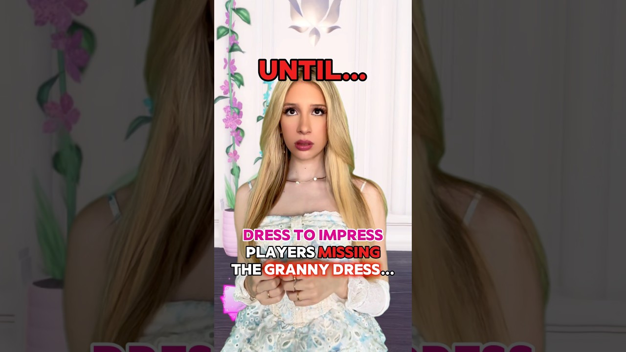 The DRESS TO IMPRESS &ldquo;GRANNY&rdquo; DRESS is BACK For a LIMITED TIME!!😱