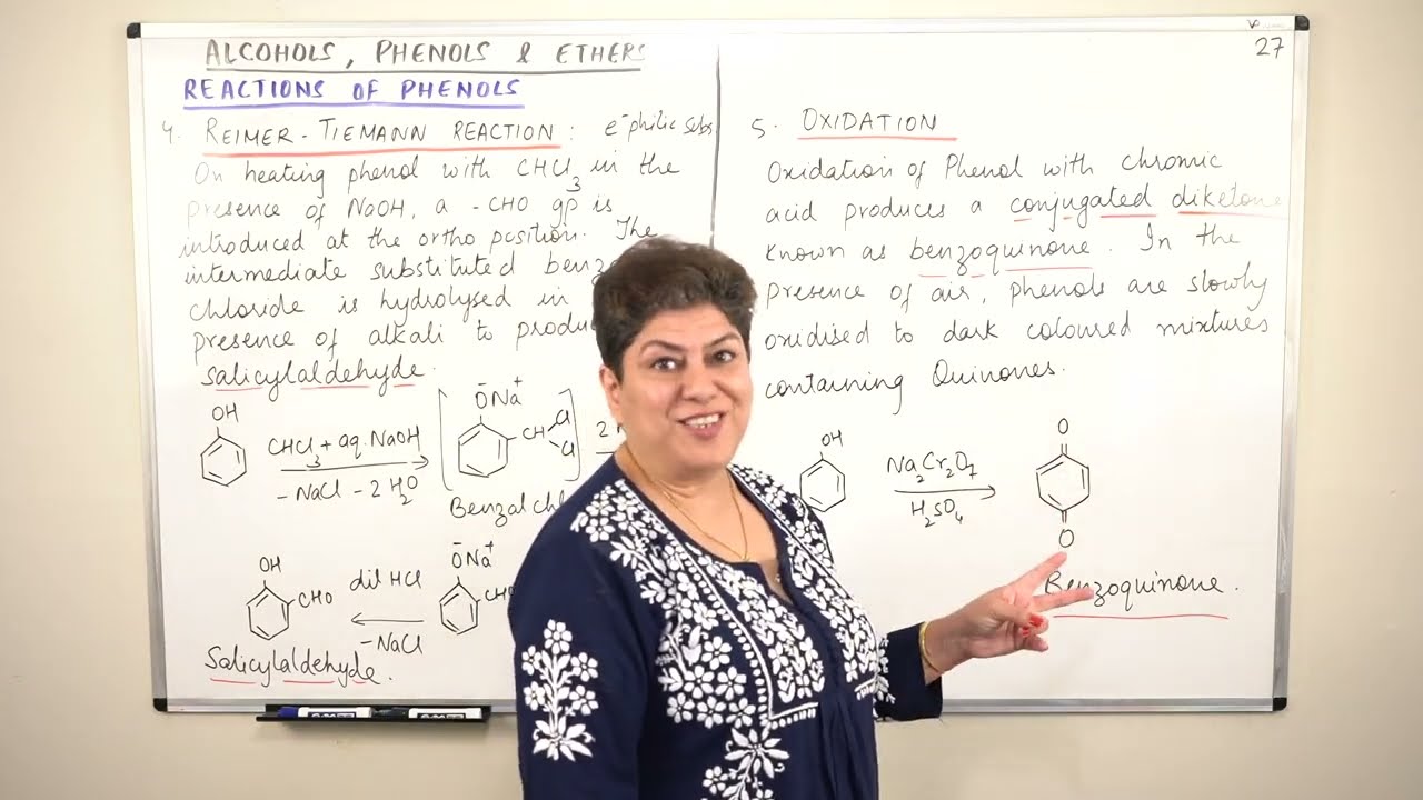 XII-11#27 Reimer-Tiemann Reaction and Oxidation of Phenols