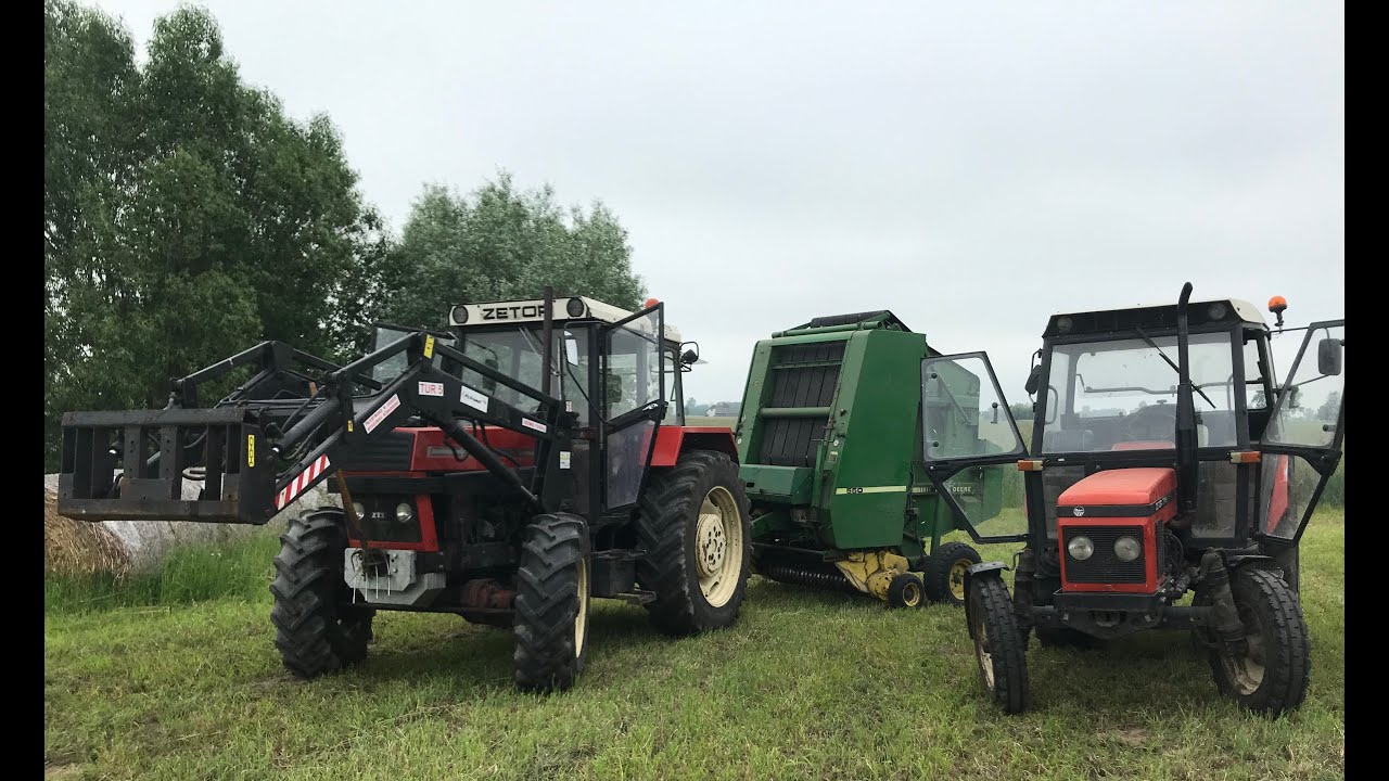Przebojowa Akcja Sianokiszonka Zetor 7711 i ZTS  | John Deere