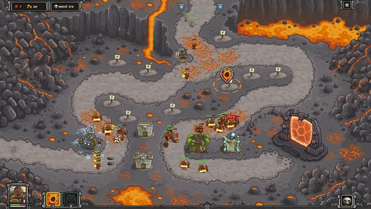 Kingdom Rush - Pit of Fire - Veteran - Heroic Challenge
