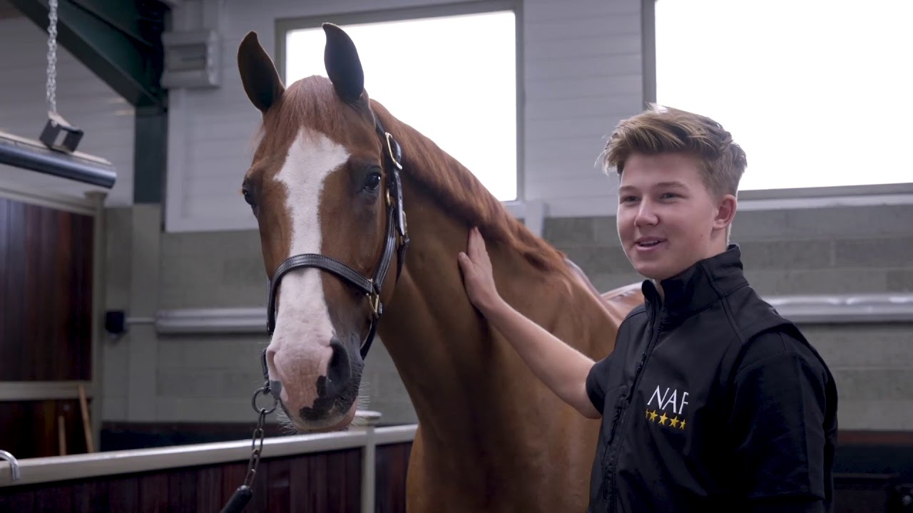 NAF. Come behind the scenes with Olympic gold medallist, Peter Charles, and his family.