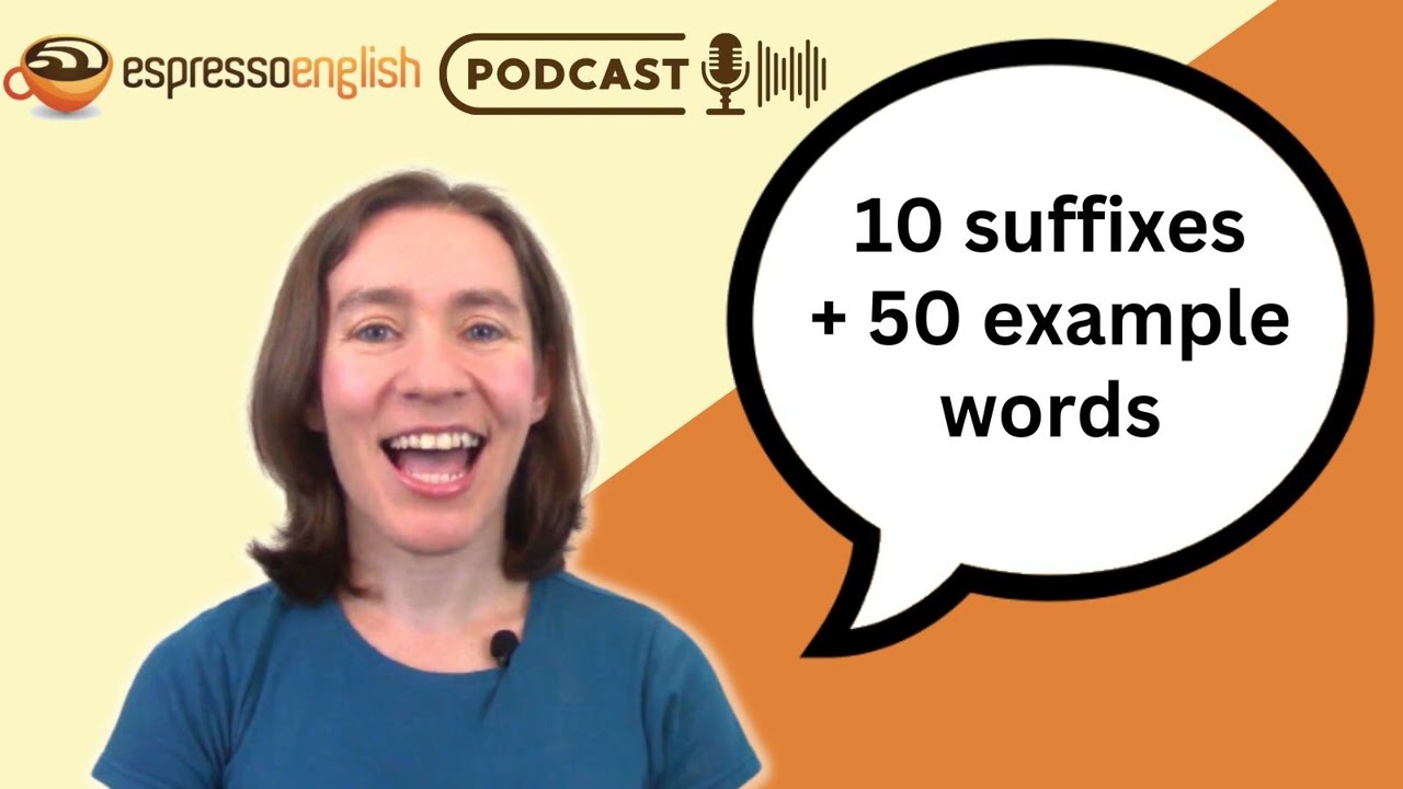10 suffixes + 50 words & sentences