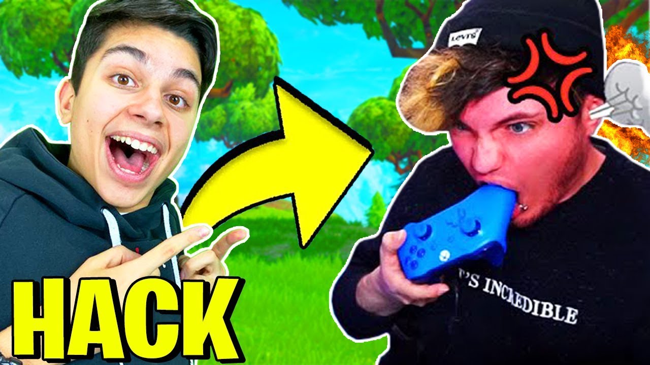 DIEGO ABUSIVO IMPAZZISCE perch&egrave; LO TROLLO con le HACK! *DIVERTENTE* 😂 FORTNITE ITA