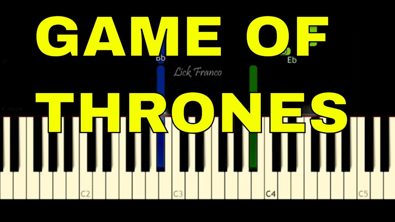Game Of Thrones - Main Theme  EASY Piano