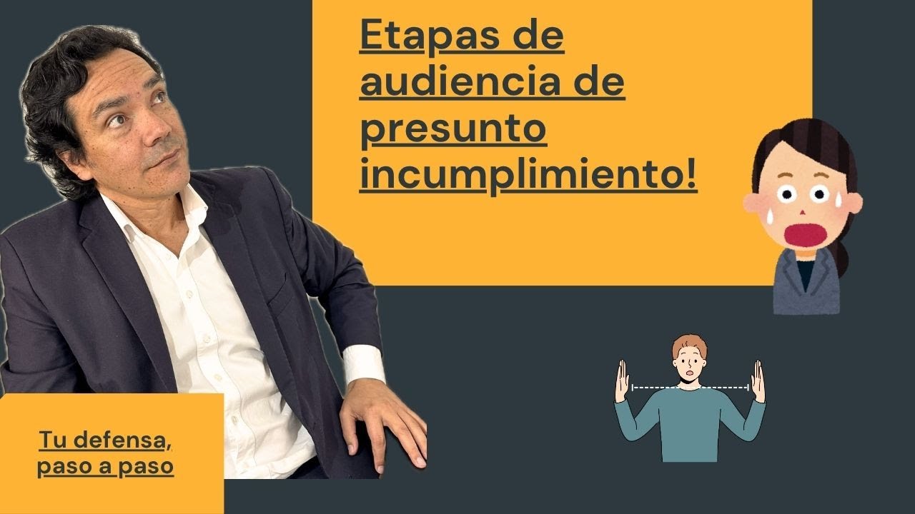 Las 3 Etapas de la Audiencia por Incumplimiento en Contratos Estatales | Art&iacute;culo 86 Ley 1474