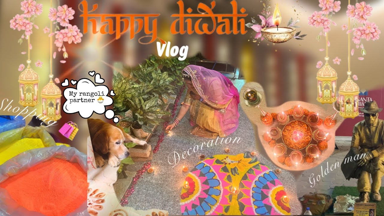 Diwali’25 vlog 🪔 🪷 ✨ 🦢 (shopping,decor,pooja, *patakhe*,buying silver) || Garima Kachhawa||