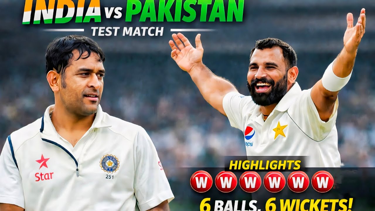 | INDIAN VS PAKISTAN | ( Test match Highlights )