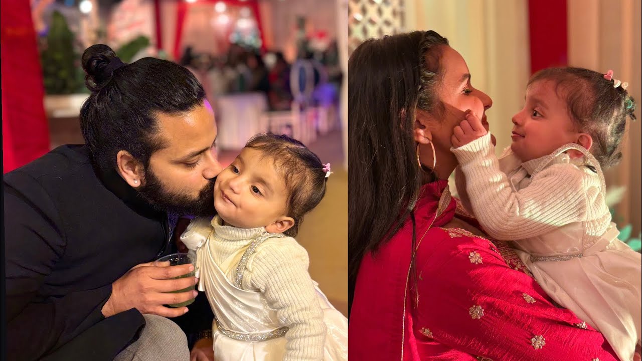 इस season की पहली reception पे गये ❤️ ॥ ridhi ने बहुत रौनक लगाई 🫂 #greeshbhatt #familyvlogs 