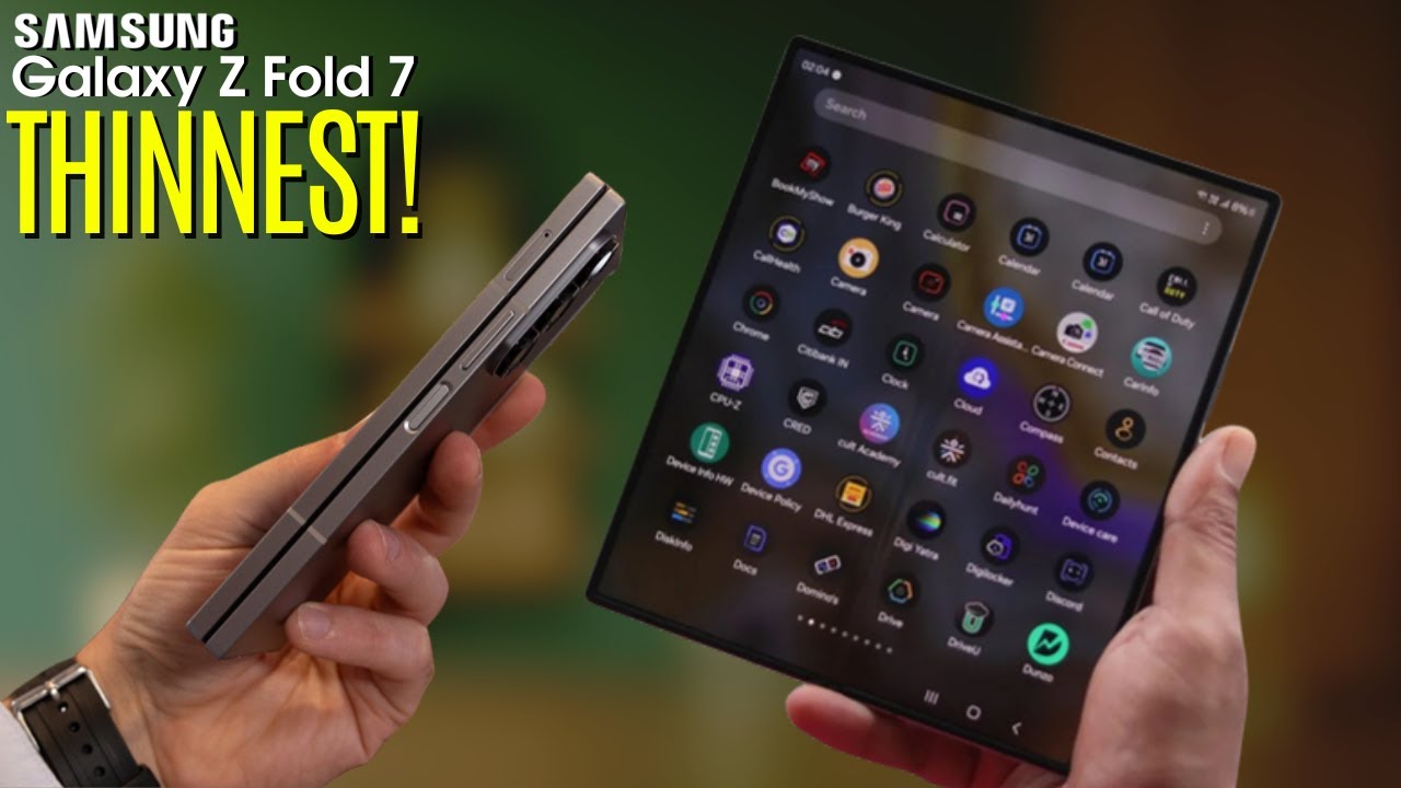 Samsung’s Foldable Just Got a Massive Upgrade — Meet the Ultra-Thin Samsung Z Fold 7!