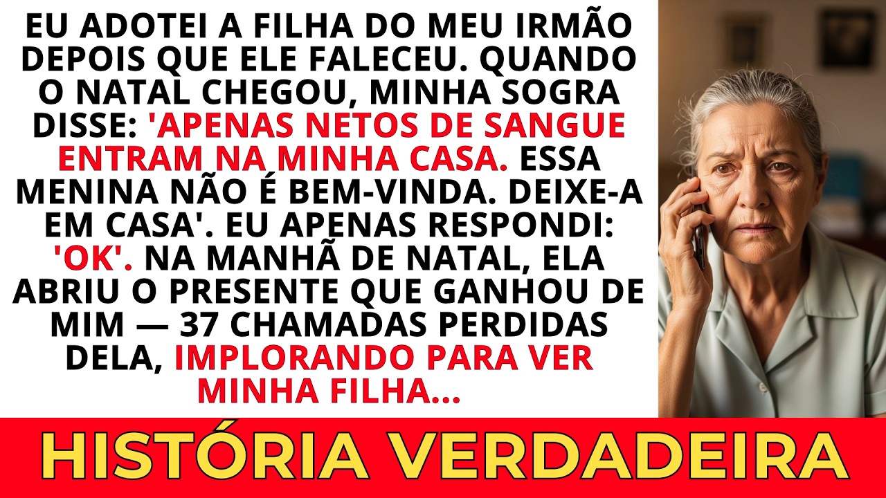 Minha sogra disse: 'Não traga sua filha ADOTADA para o Natal, apenas netos LEGÍTIMOS são bem-vindos