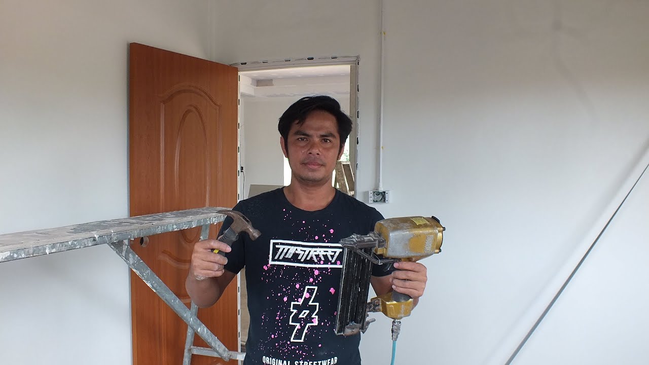 สอนทำฝ้าฉาบเรียบ(แบบทำคนเดียว) ep1 by ช่างตุ๊ก
