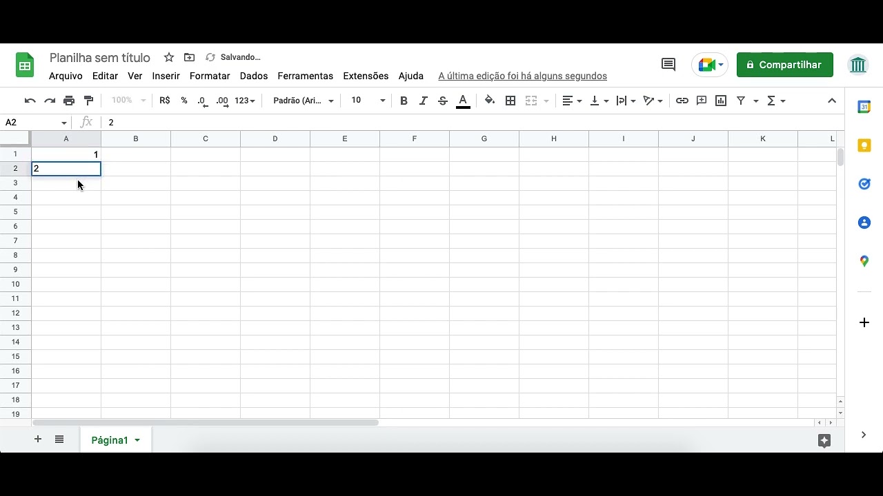 Colocar N&uacute;meros em Sequ&ecirc;ncia F&aacute;cil SEM f&oacute;rmulas - GOOGLE PLANILHAS