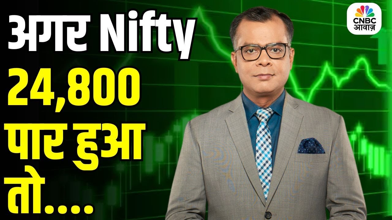 Editors Take | Anuj Singhal On Stock Market Trends | 24,800 पार हुआ तो बड़ी वाली कवरिंग होगी