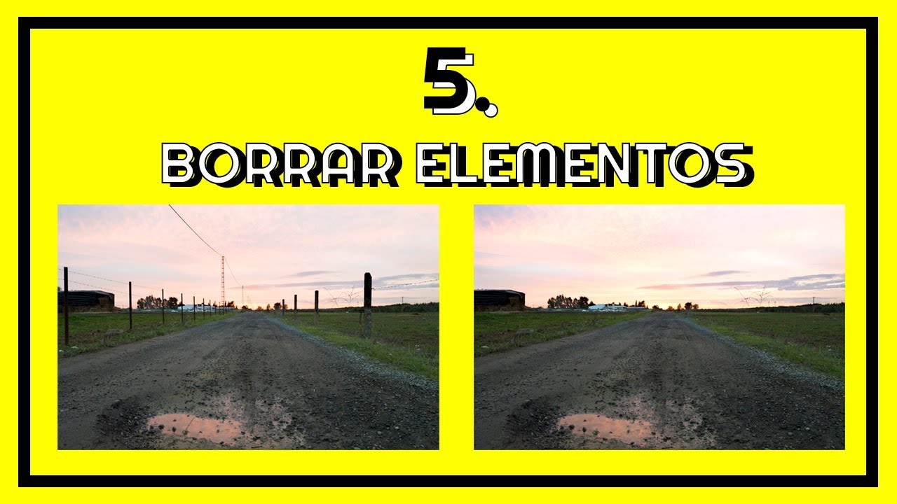 Borrar elementos de forma automática | PHOTOSHOP BÁSICO 5