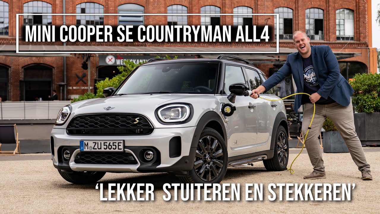 STUITEREN en STEKKEREN met de HUGE Mini Cooper SE Countryman All4 (2021) | Review | HugeCarGuy