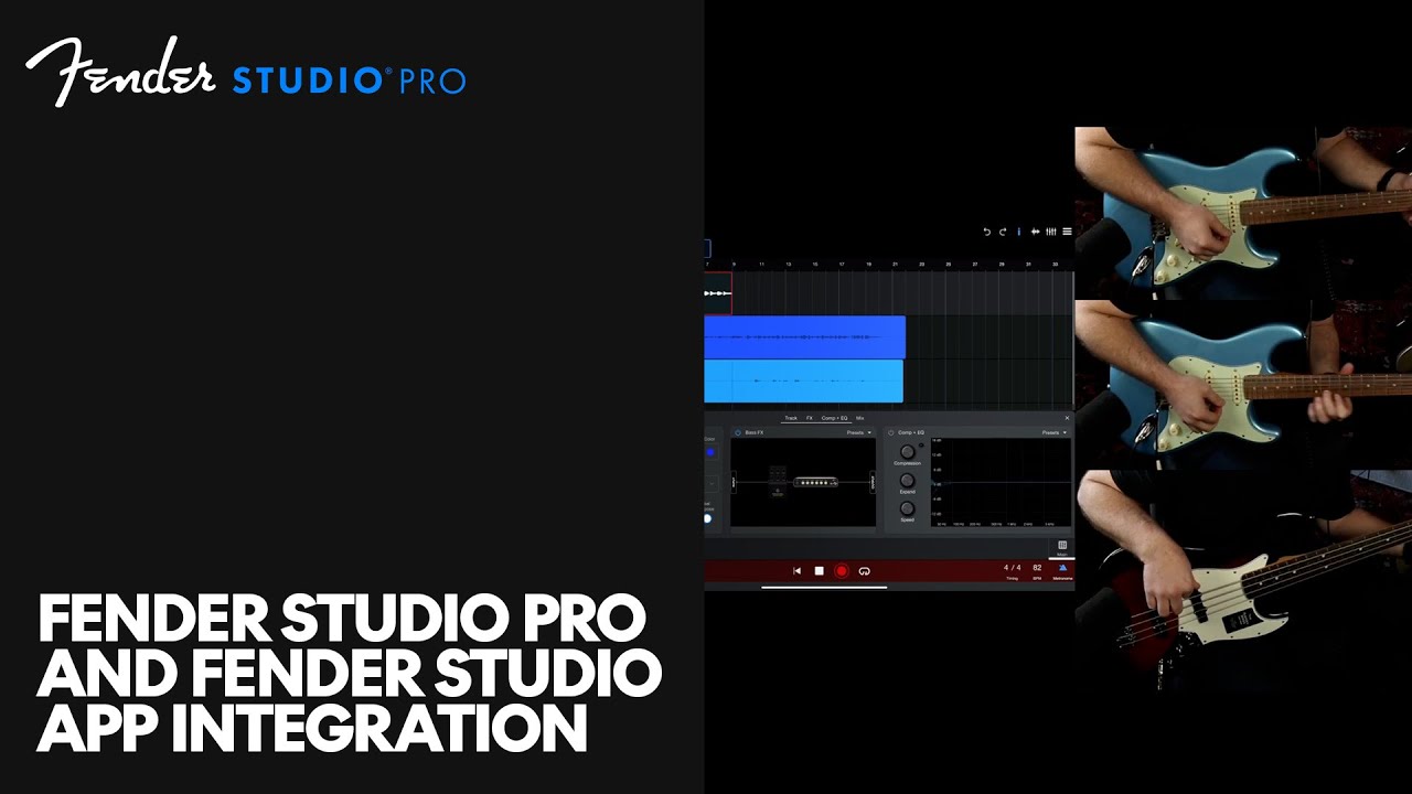Интеграция Fender Studio Pro и приложения Fender Studio | Fender Studio