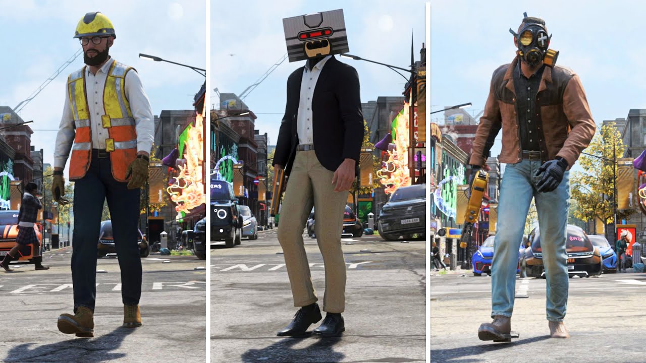 Watch Dogs: Legion - All Outfits (Showcase)