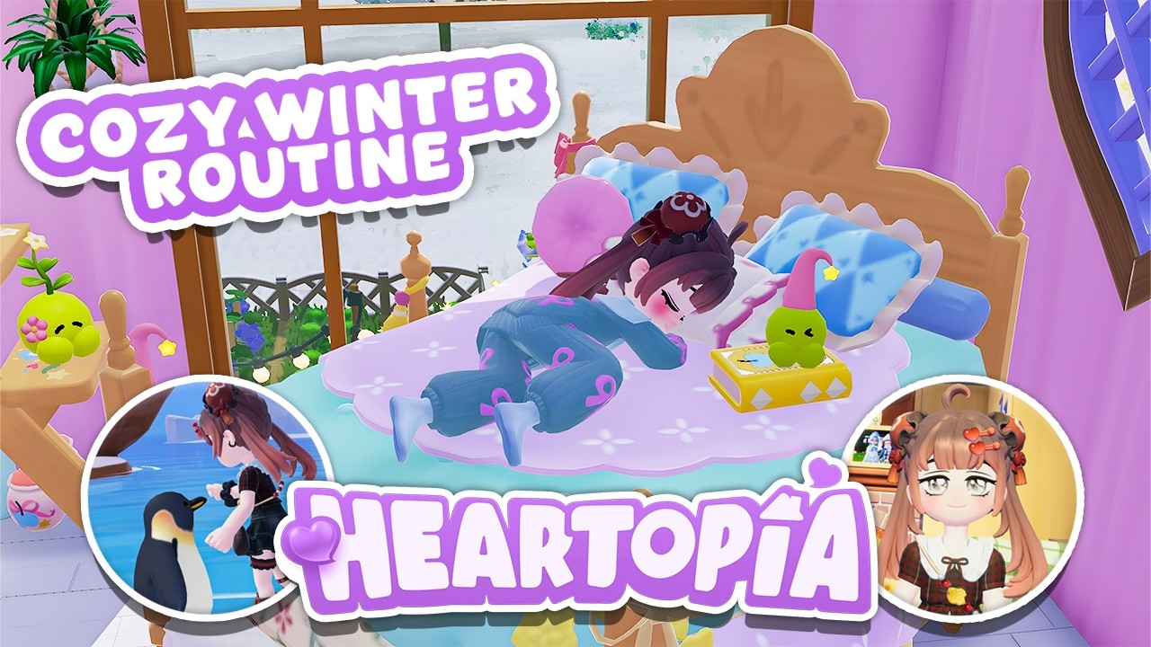 My Cozy Winter Routine In Heartopia 🧸☃️