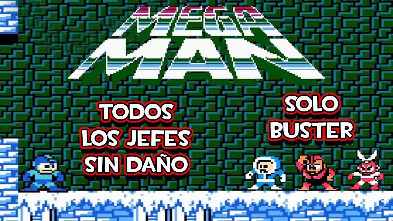 Megaman (NES) - Todos Los Jefes (Solo Buster, Sin Daño)