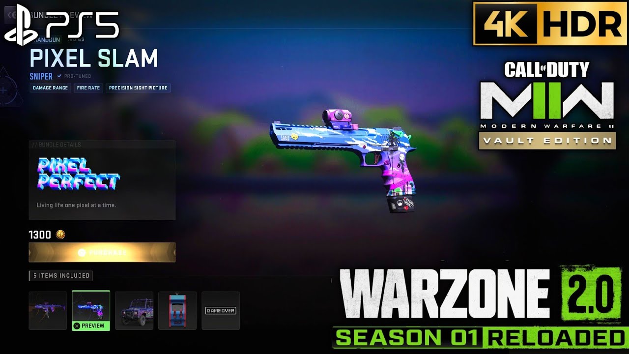 Pixel Slam MW2 Skin | MW2 50 GS Skin | Pixel Slam Skin MW2 | MW2 Pixel Slam Skin | MW2 -50 GS Skin