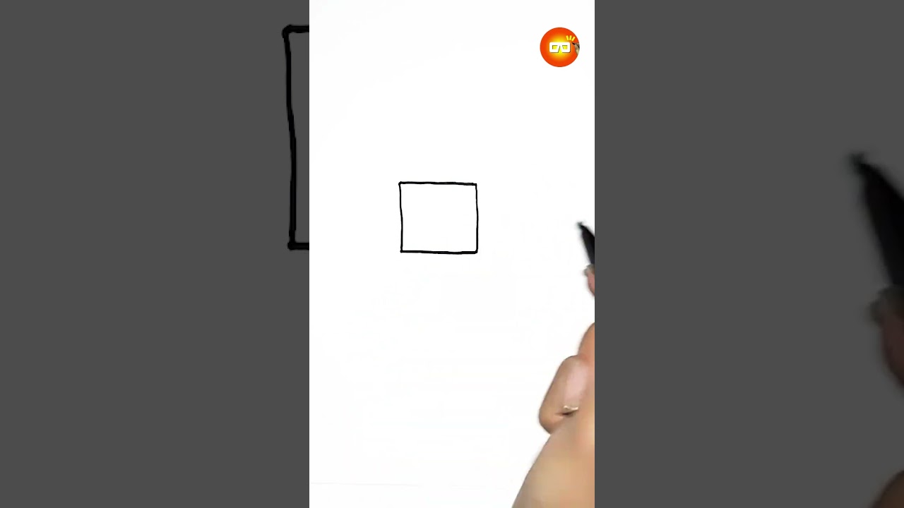 cara menggambar segi empat