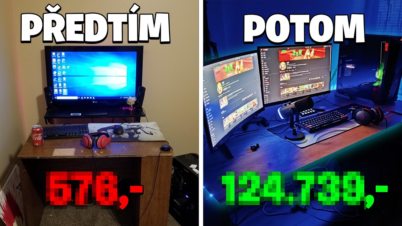 TAKHLE VYPADÁ STUDIO 17 LETÉHO YOUTUBERA... (Setup Tour)
