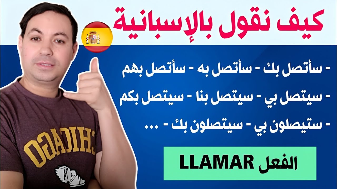 سأجعلك تتقن التكلم بالإسبانية , الفعل llamar و ضمائر المفعول به المباشر pronombres de objeto directo