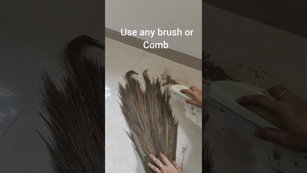 How to clean dust from new broom l broom dust cleaning tips #hacks #cookwithsugu