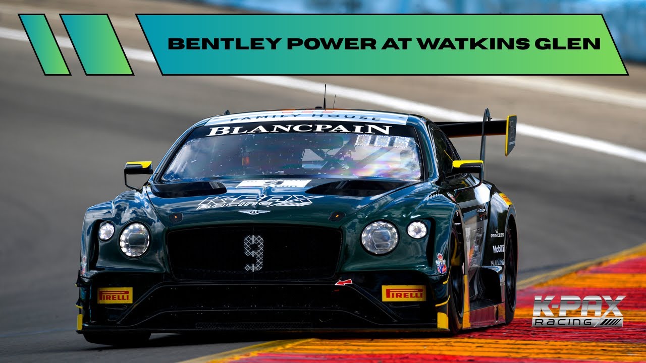 UNLEASHED BENTLEY GT3 WIDE OPEN AT WATKINS GLEN