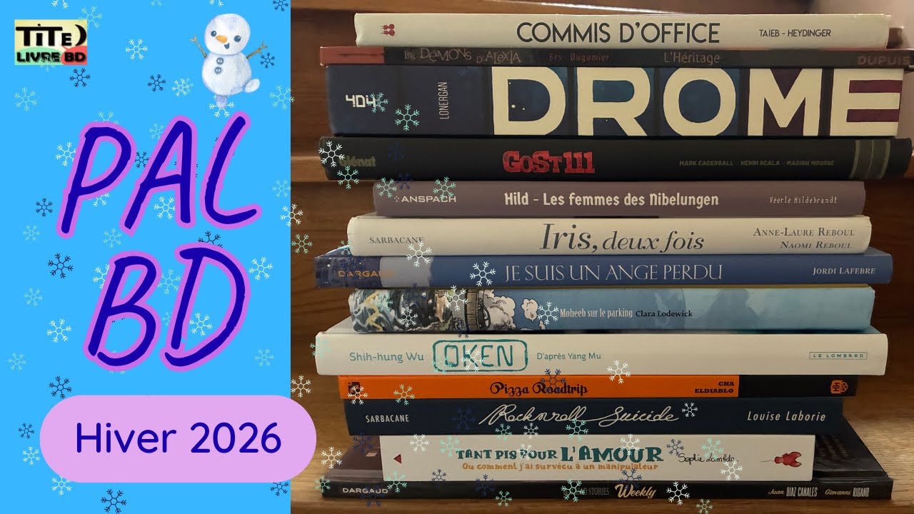Prochaines lectures BD - PAL hiver 2026