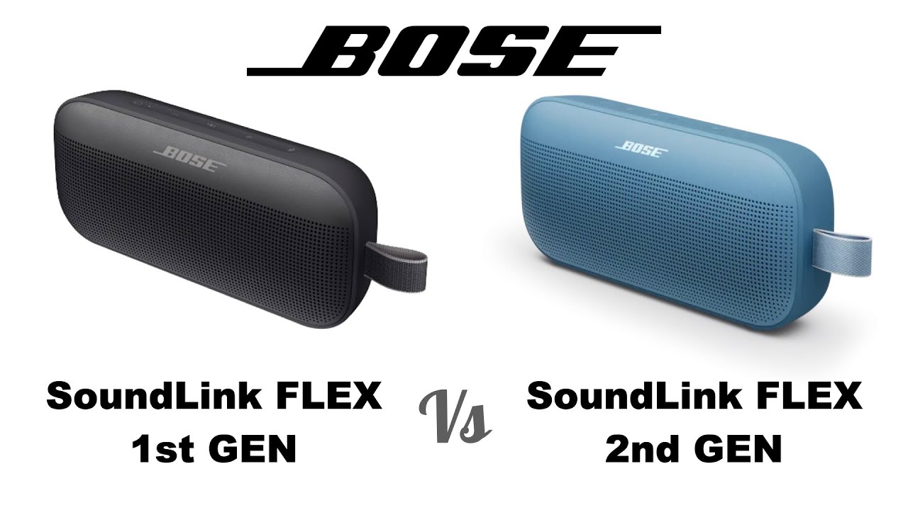 Bose SoundLink Flex 1 и портативная акустическая система 2-го поколения | Сравнение | Характерист...