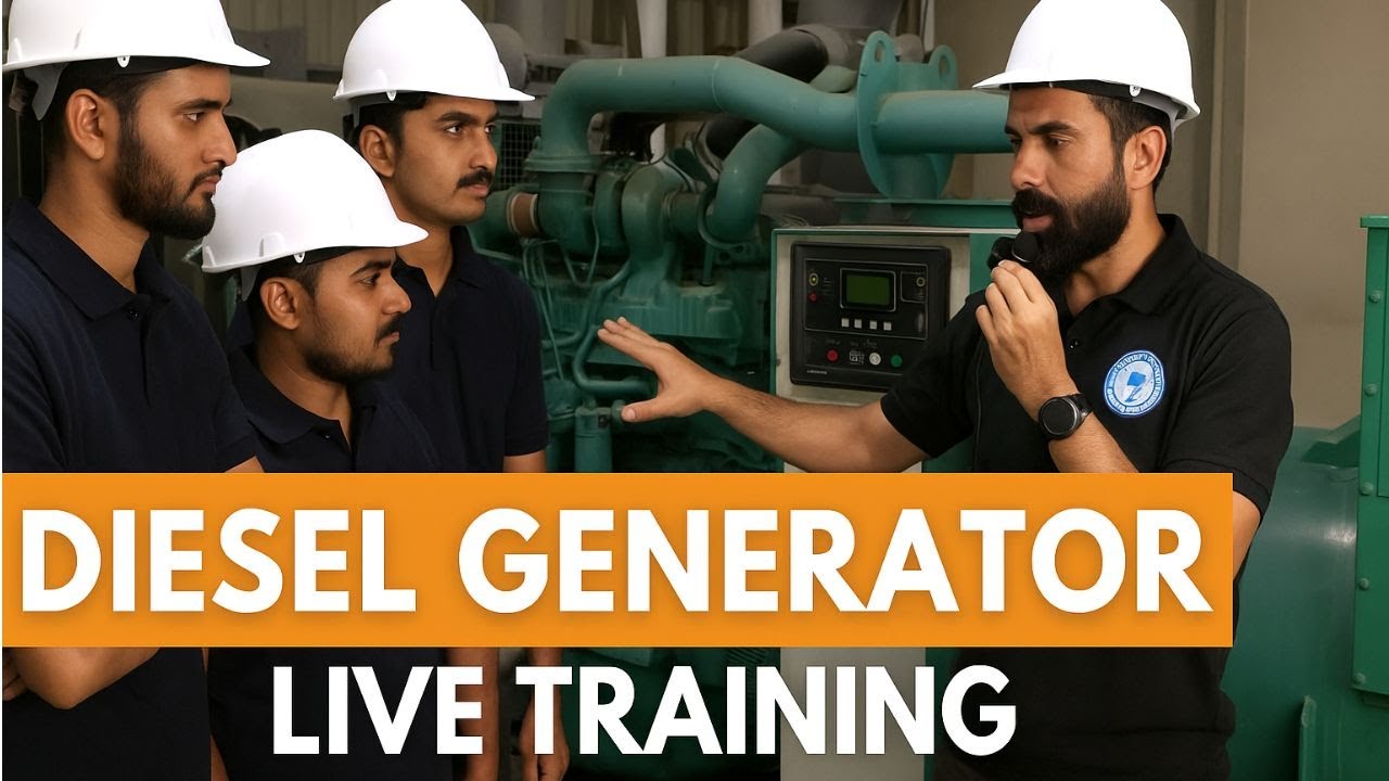 DIESEL GENERATOR LIVE TRAINING | Practical DG Set Operation by Skilled Hindustan