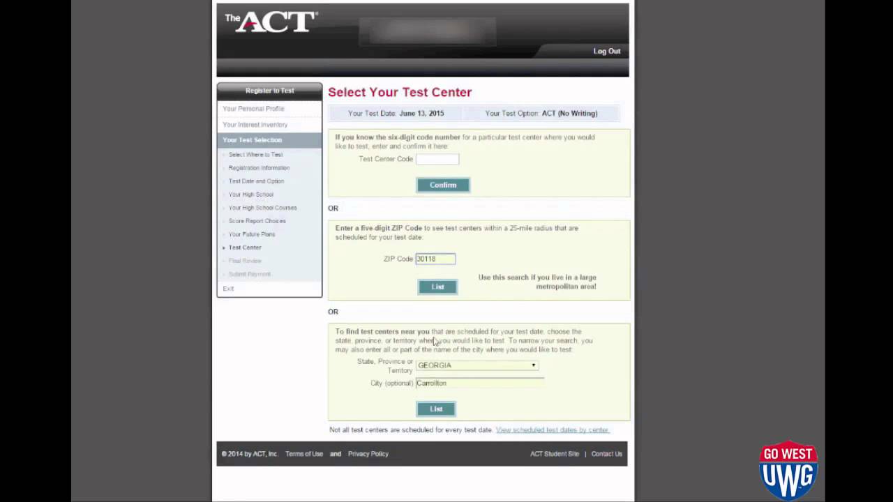 How to Register for the ACT