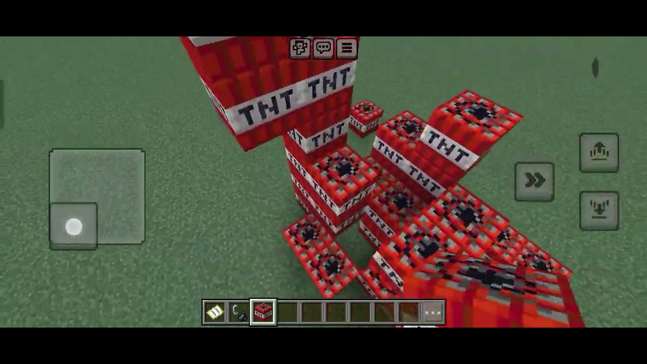 Blowing a hole in Minecraft flat world