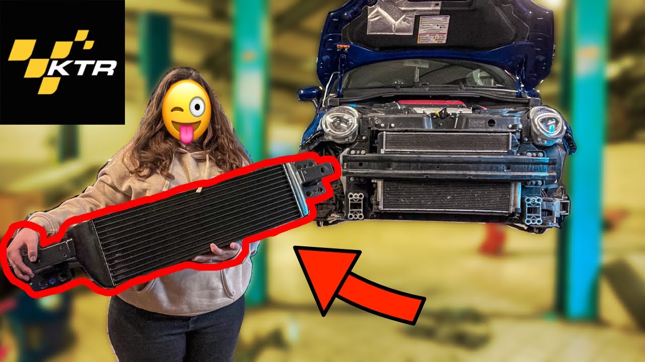 FIRST MODIFICATION for my Abarth, INTERCOOLER!