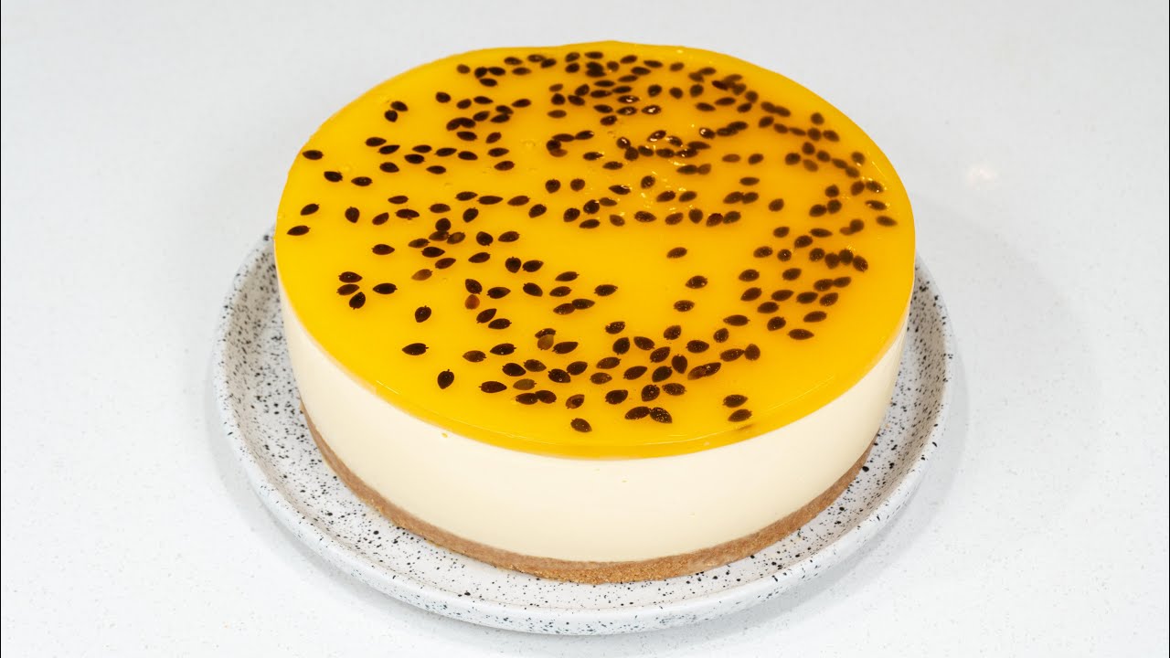 CHEESECAKE DE MARACUYÁ - SUPER CREMOSO Y FÁCIL