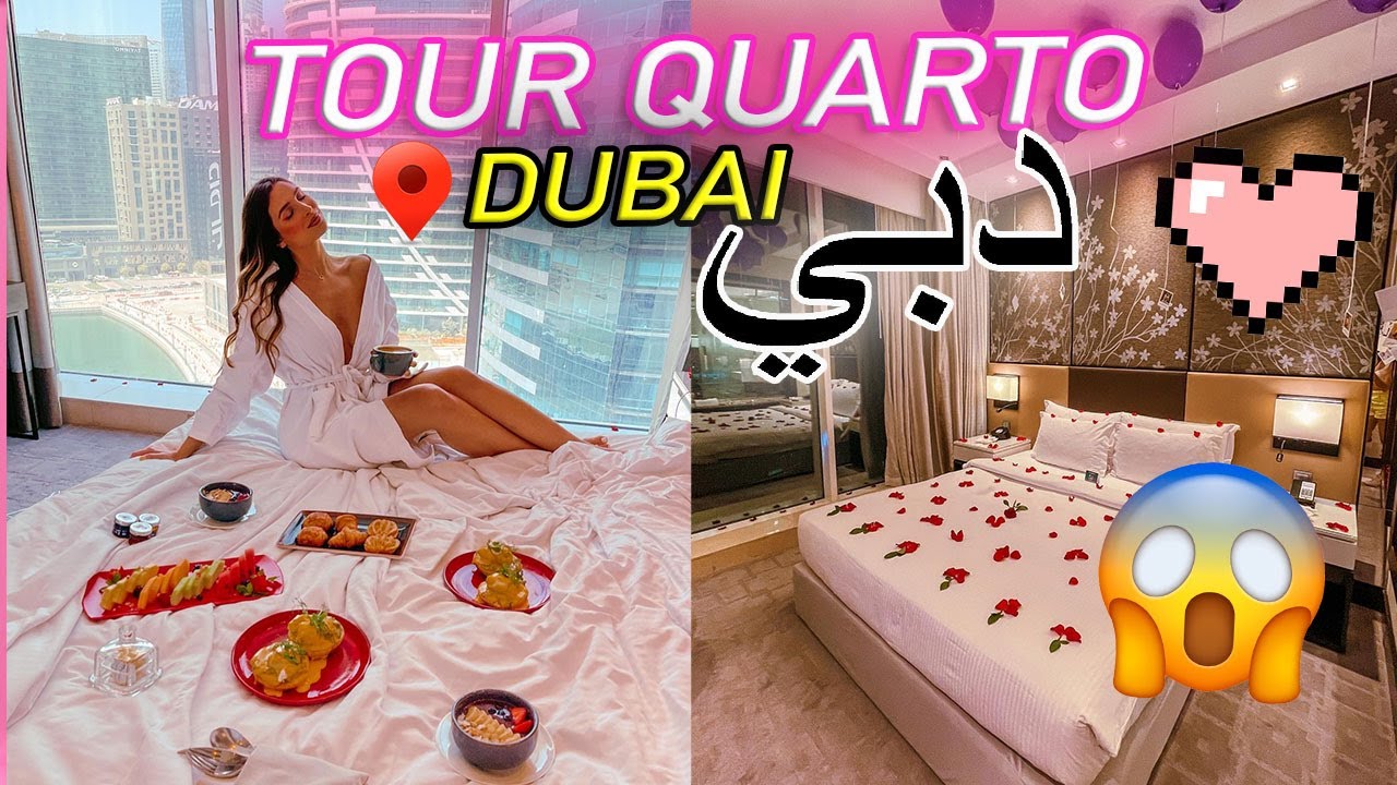 TOUR COMPLETO pelo QUARTO {enorme} em DUBAI | Julia Tedesco