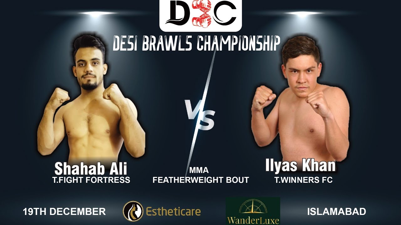 Shahab Khan(TFF) vs Ilyas Khan(T.WFC) 66kg Featherweight mma Amt bout at DBC1 on 19th Dec21 at ISL
