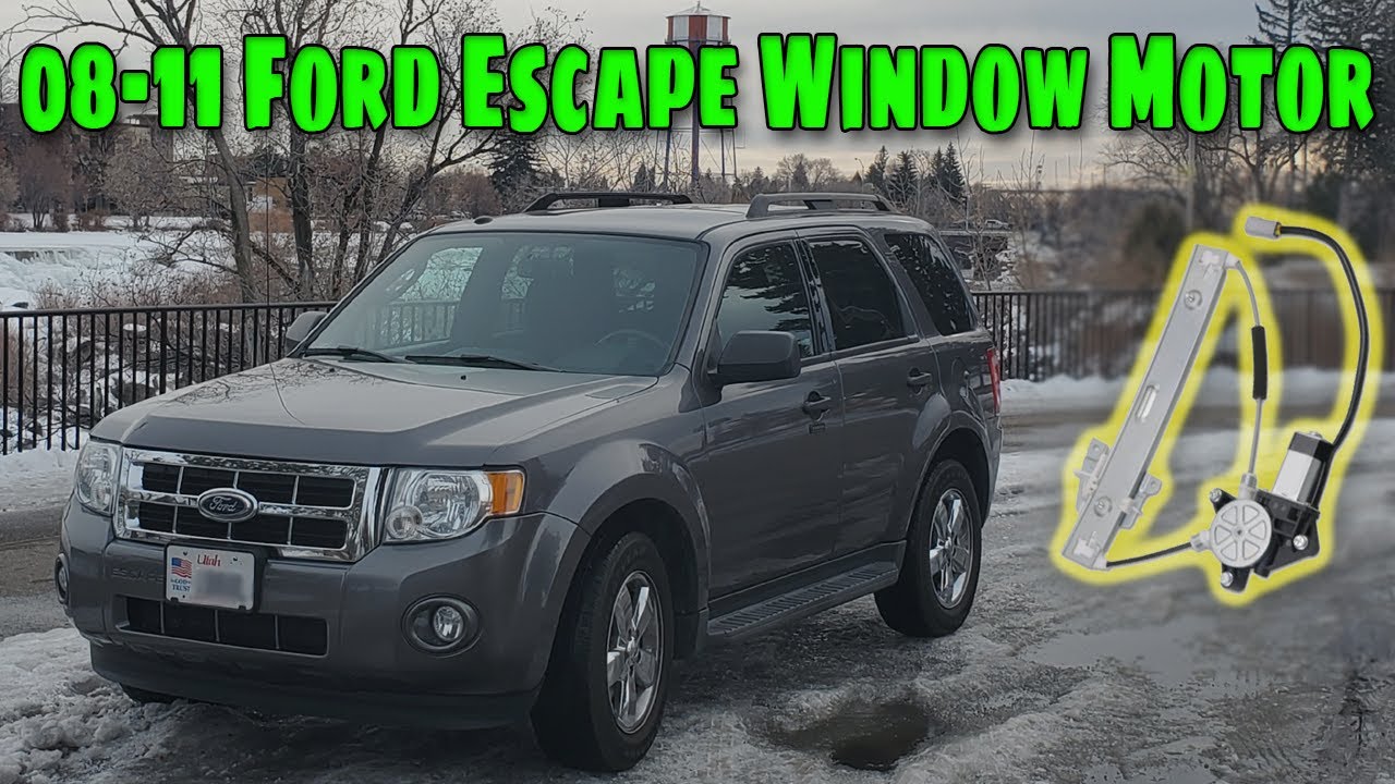 The 89G - Ford Escape Rear Window Motor & Regulator How To 2008 - 2011
