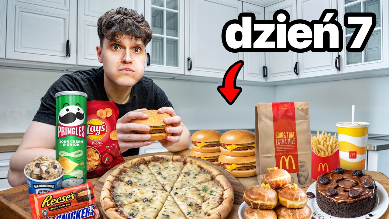 Podwajałem kalorie CODZIENNIE przez 7 DNI (25.400 kcal)