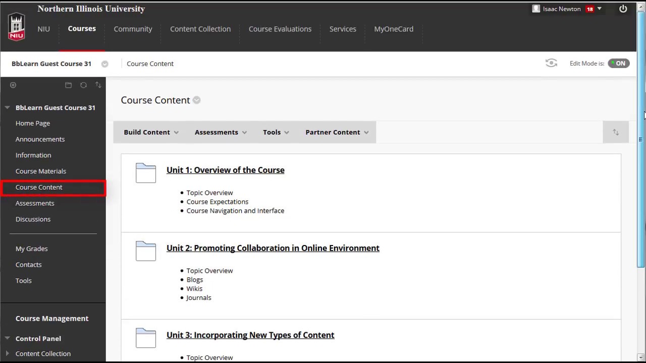 Creating Your Course - Organizing Your Course