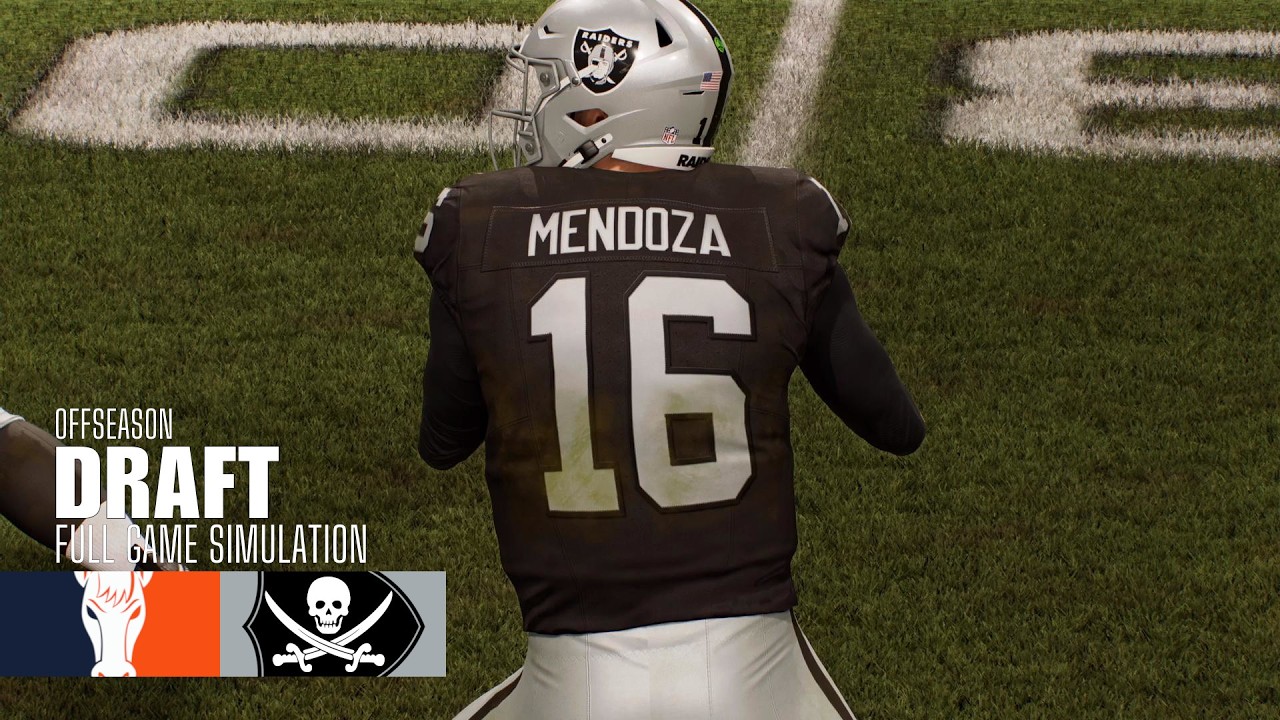 Mendoza | Broncos vs. Raiders | 2026 NFL Draft | Madden NFL 26 Simulation