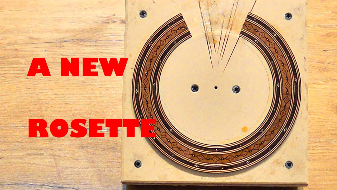 MAKING A CLASSICAL GUITAR ROSETTE  @mbreyguitars1994