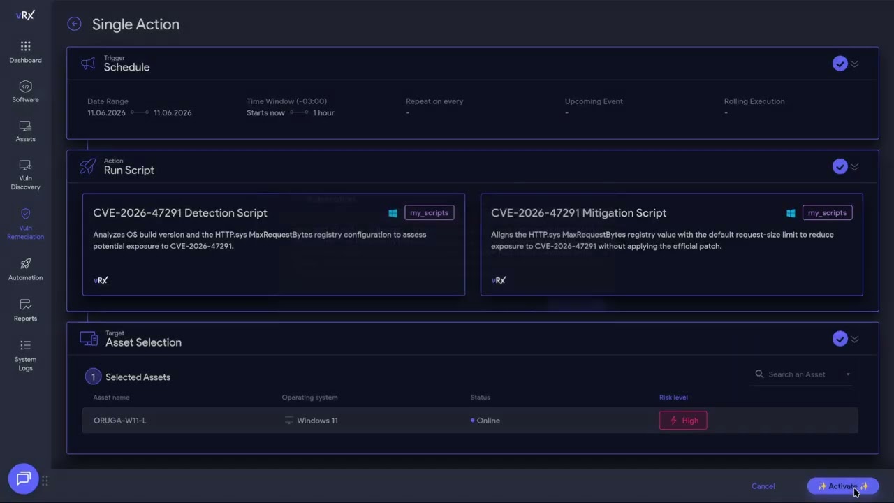 CVE-2026-47291 - Detection and Mitigation Scripts @vicarius-c2g