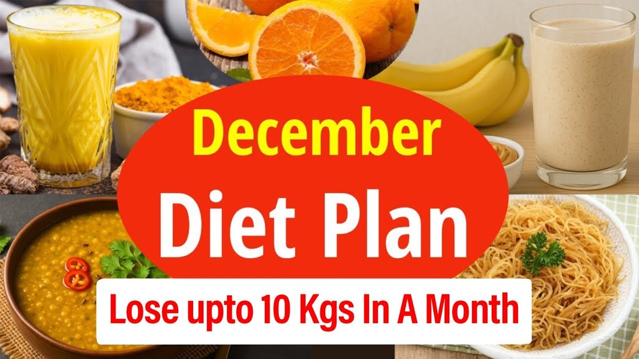 How to Lose 10 Kgs Weight in 30 Days | December Diet Plan For Fast Weight Loss | Eat more Lose more