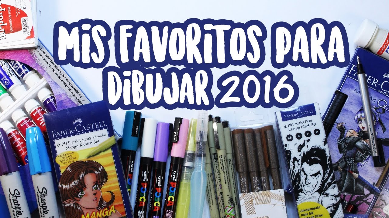 Mis Productos Favoritos de Dibujo 2016 🌟🎨 (English subtitles) | Diana Díaz