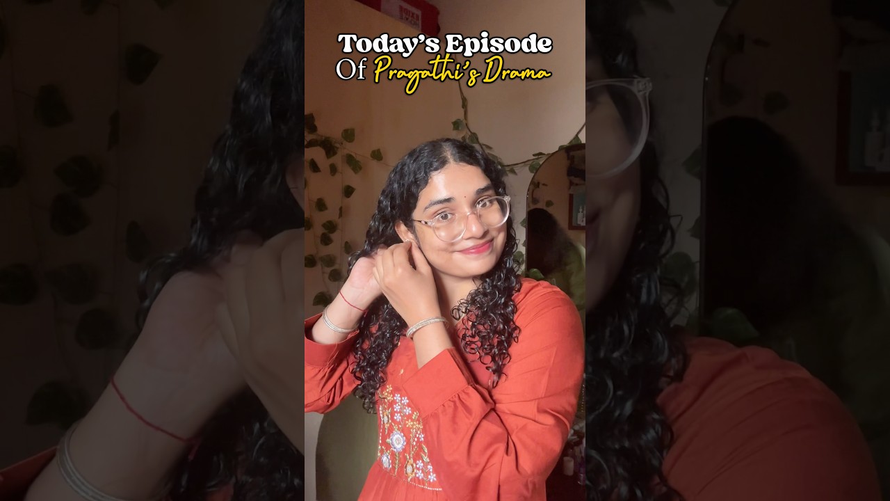 Today&rsquo;s Episode of Pragathi&rsquo;s Drama 🎭 | Gym, Sister Time & Temple Vibes 🛕✨ #shorts #vlog