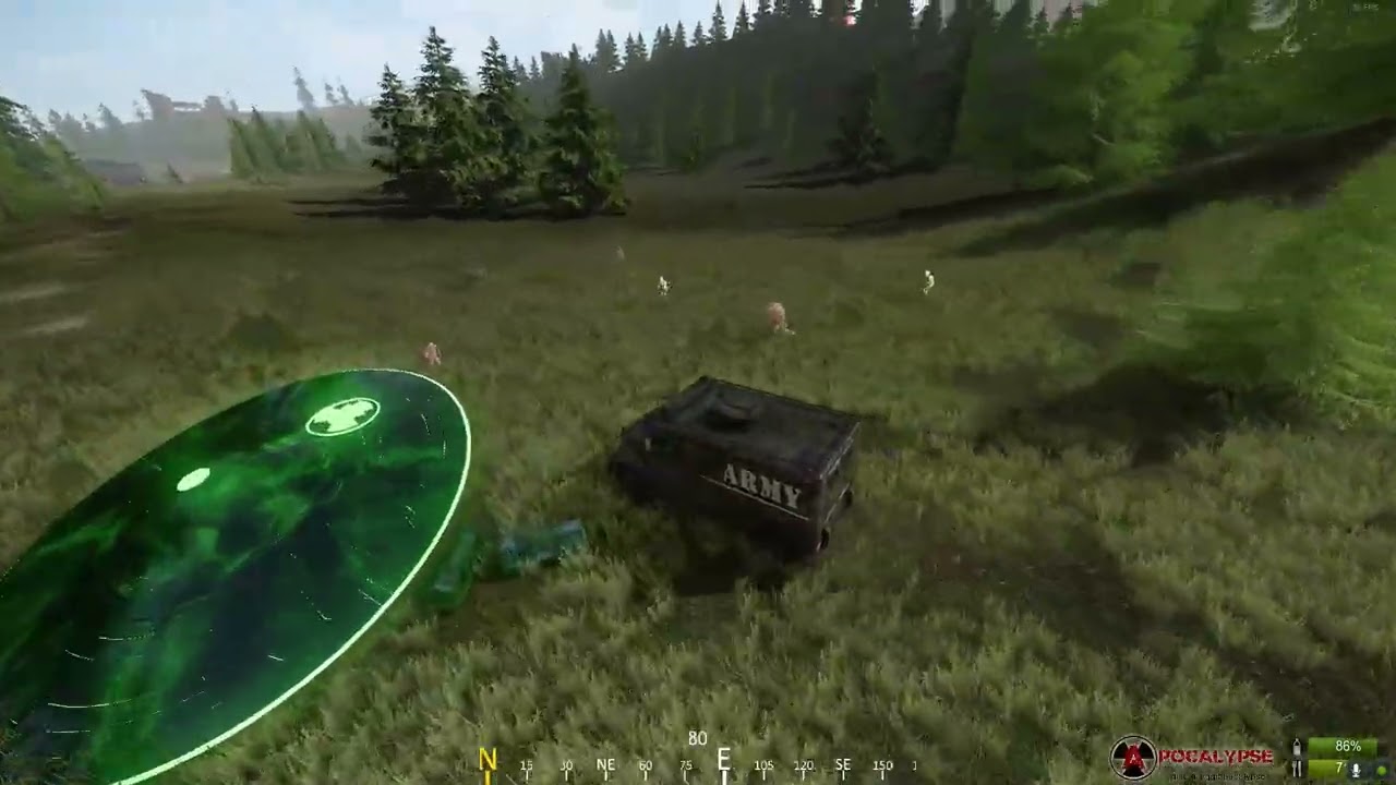 [Miscreated] Clearning the UFO with an army truck (2021)