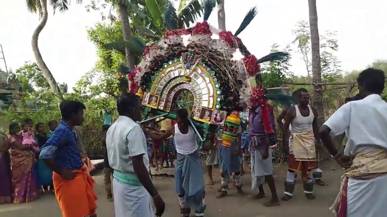 Nagakkudaiyan ilam puyal radha kavadi team enkan murugan temple PART 2