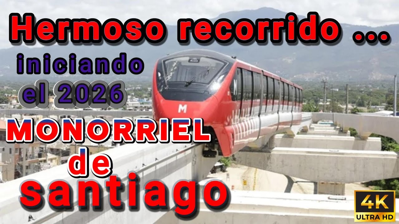 RECORREIDO AEREO DE EL MONORRIEL DE SANTIAGO 11-1-2026